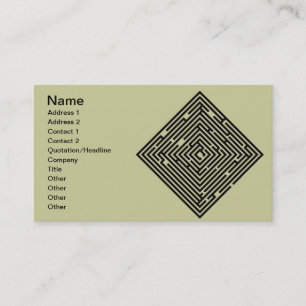 Maze Business card