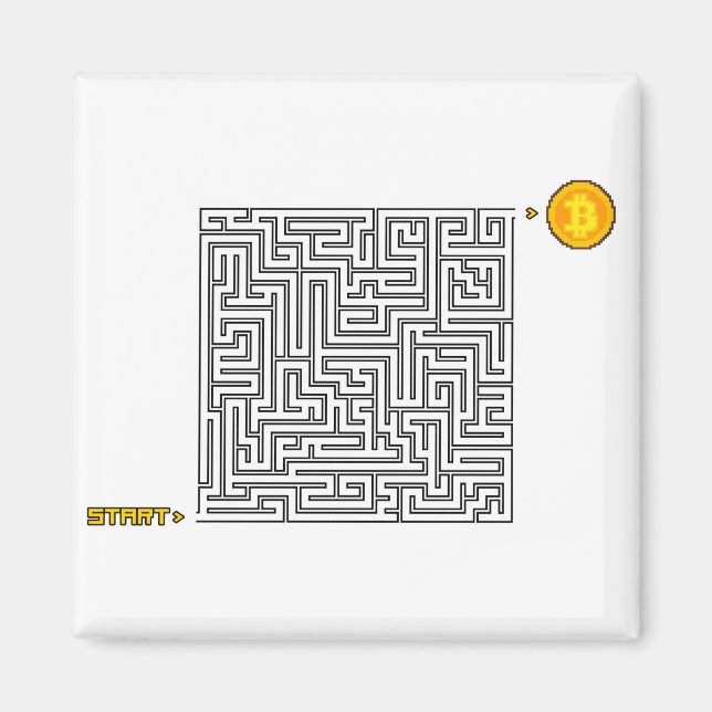 Maze labyrinth start bitcoin no solution magnet (Front)