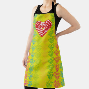 MAZE LOVE HEART BY MASANSER PIXELAT APRON