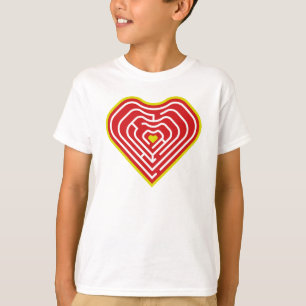 MAZE LOVE HEART BY MASANSER PIXELAT T-Shirt