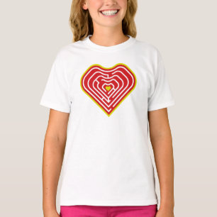 MAZE LOVE HEART BY MASANSER PIXELAT T-Shirt