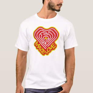 MAZE LOVE HEART BY MASANSER PIXELAT T-Shirt