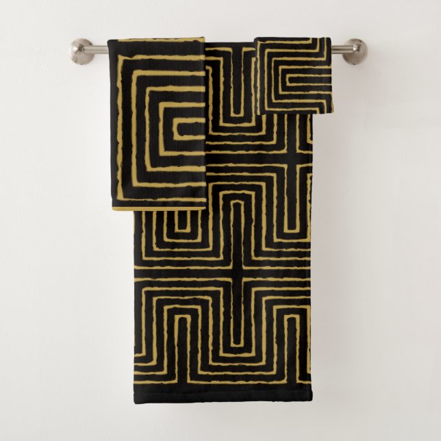 Maze Mud Cloth (Insitu)