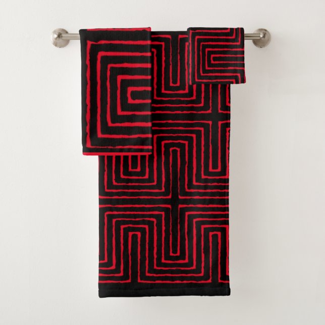Maze Mud Cloth (Insitu)