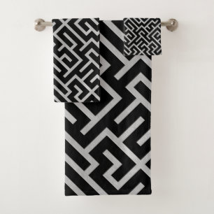 Maze - Noir et argent -