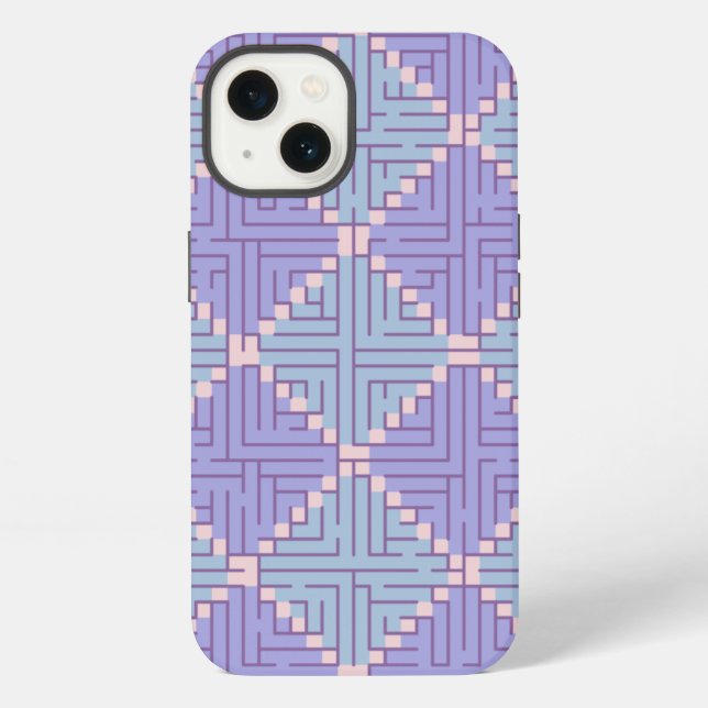 Maze Patchwork iPhone Case (Back)