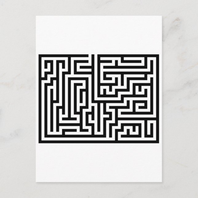 Maze Postcard (Front)