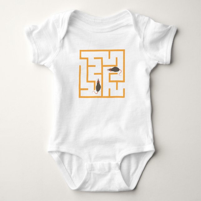 Maze Rats Baby Bodysuit (Front)