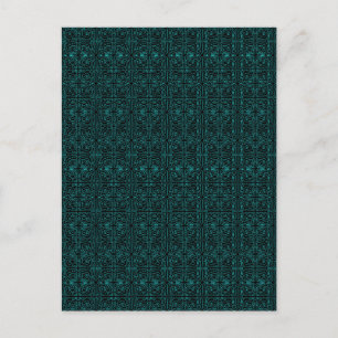 Maze turquoise par Mark Edward Westerfield Carte p