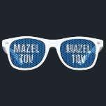MAZEL TOV funny party shades for bar mitzvah<br><div class="desc">MAZEL TOV funny party shades for bat or bar mitzvah, jewish wedding celebration, birthday etc. Cool geeky sunglasses with humourous quote or custom hebrew expression for men, women and kids. Fun props for birthday, graduation, bachelor or bachelorette, wedding, retirement, house party, boys night out, girls night out, holiday trip, corporate...</div>