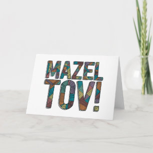 Mazel Tov Patchwork Multi Card