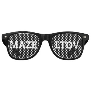 MAZEL TOV retro Shades / Fun Party Sunglasses