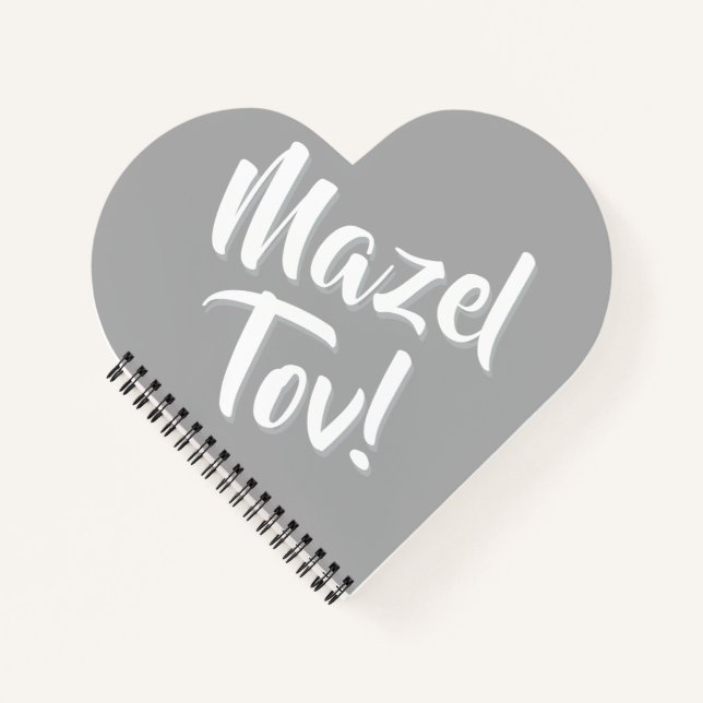  Mazel Tov silver Notebook (Front)