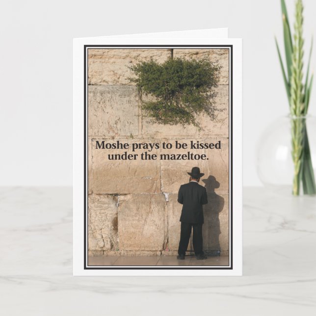 Mazeltoe Jewish Christmas Card (Front)