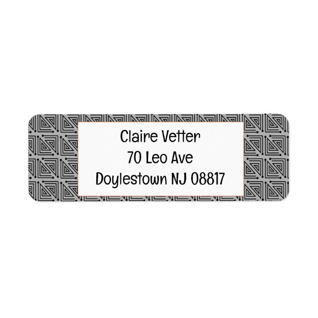 Mazes Art déco (Devant)