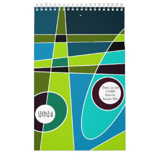 Mazipoodles Calendar Abstract Surfing 2024