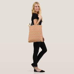 Mazipoodles Elegant Mid Century Modern - Peach Tote Bag