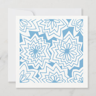 Mazipoodles Floral Fireworks Pattern 103 Card