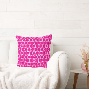 MAZIPOODLES Floral Fireworks Pattern 107 Throw Pillow