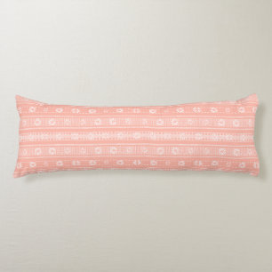 MAZIPOODLES Floral Striped Ribbed Knitting 202 Body Pillow
