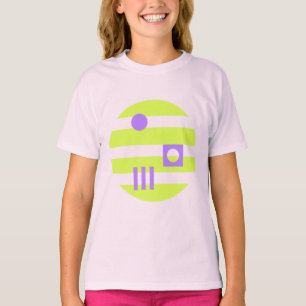 Mazipoodles In The Moonlight Lime Purple T-Shirt