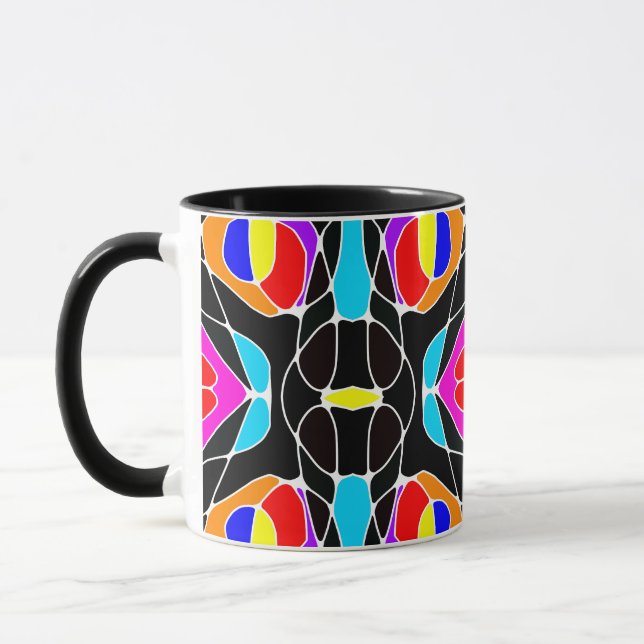 Mazipoodles Neuro Art - Rainbow 1 Mug (Left)