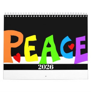 MAZIPOODLES Peace Rainbow Calendar
