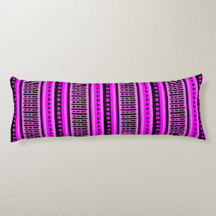MAZIPOODLES Striped Ribbed Knitting Pattern 001 B Body Pillow