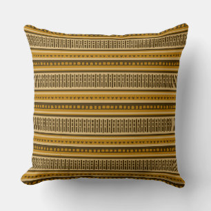 MAZIPOODLES Striped Ribbed Knitting Pattern 003 Throw Pillow