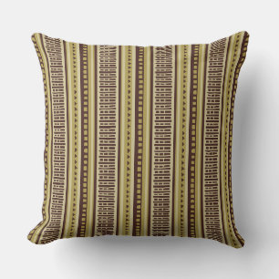 MAZIPOODLES Striped Ribbed Knitting Pattern 030 Throw Pillow