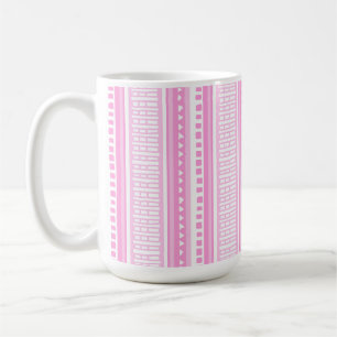 MAZIPOODLES Striped Ribbed Knitting Pattern 040 Coffee Mug
