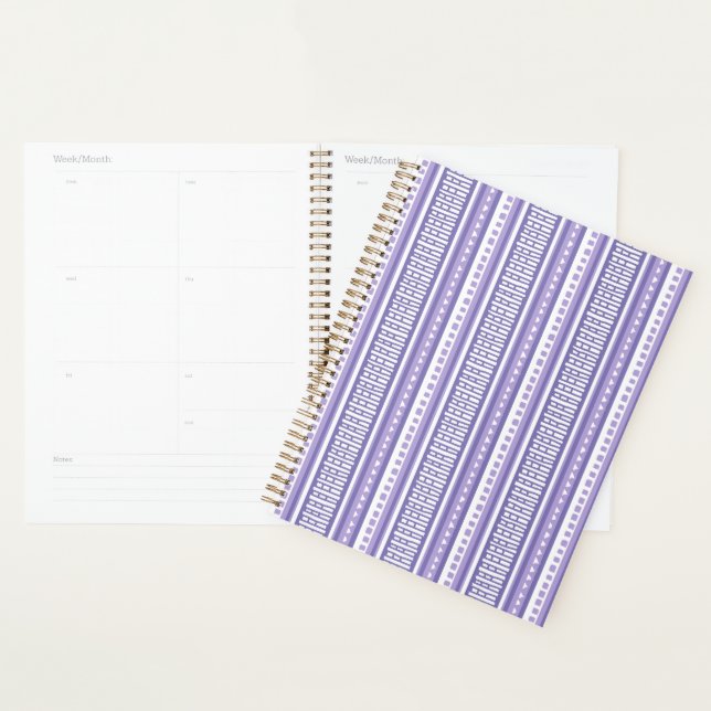 MAZIPOODLES Striped Ribbed Knitting Pattern 062 Planner (Display)