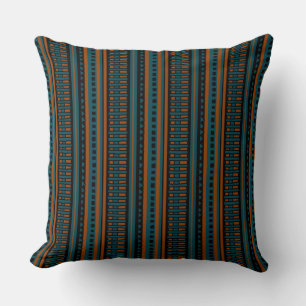 MAZIPOODLES Striped Ribbed Knitting Pattern 160 Throw Pillow
