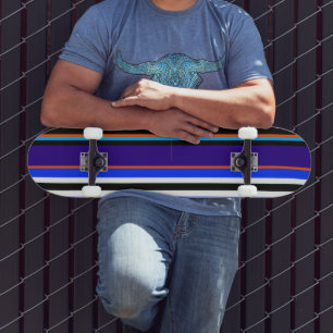 MAZIPOODLES Stripes Spaghetti 10 Skateboard