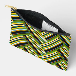 MAZIPOODLES Stripes Spaghetti 11 Herringbone Accessory Pouch