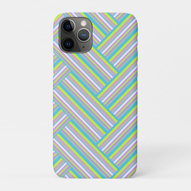 MAZIPOODLES Stripes Spaghetti 54 Herringbone  Case-Mate iPhone Case (Back)
