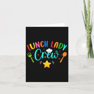 Mb35 Lunch Lady Crew First Day Of School Back To S Card