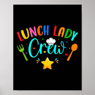 Mb35 Lunch Lady Crew First Day Of School Back To S Poster