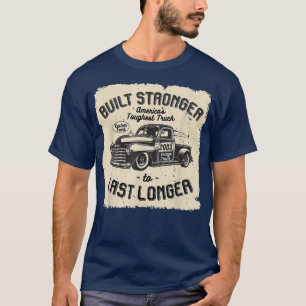 mb 2003 Vintage Truck Birthday Built Stronger To L T-Shirt