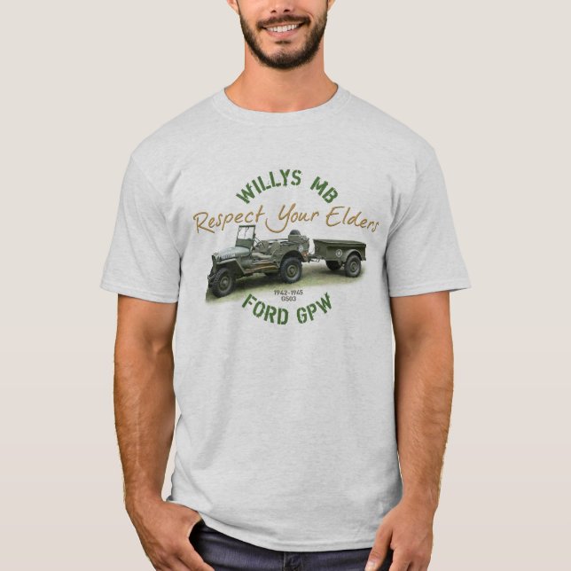 MB GPW Respect Your Elders  Mens T-Shirt (Front)