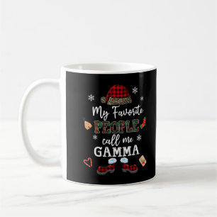 mb My Favourite People Call Me Gamma Thanksgiving Coffee Mug