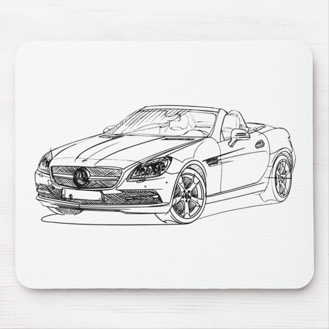 MB SLK 2012 MOUSE PAD (Front)