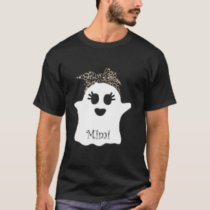mb Spooky Mimi Ghost Bandana Boo Halloween Family T-Shirt