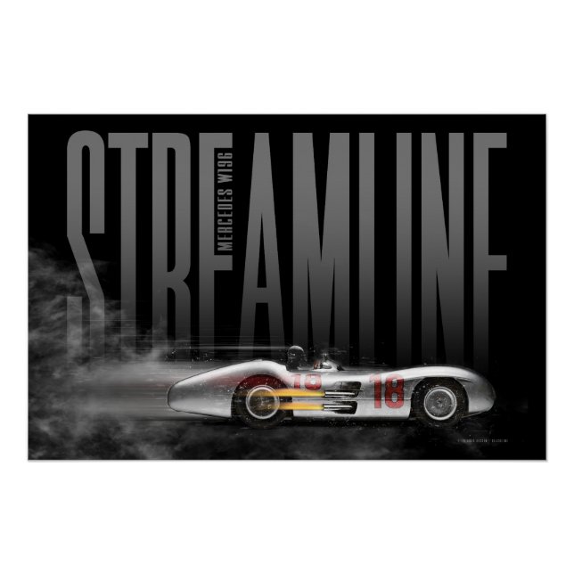 MB W196 Streamline Poster (Front)