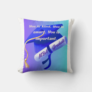 MBA Gift Throw Pillow