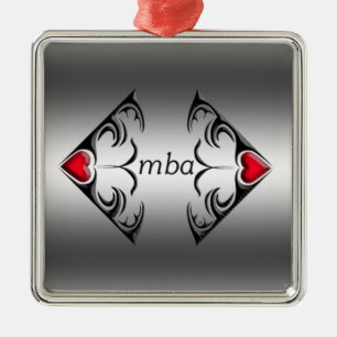 mba metal ornament
