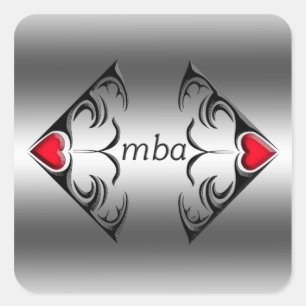 mba square sticker