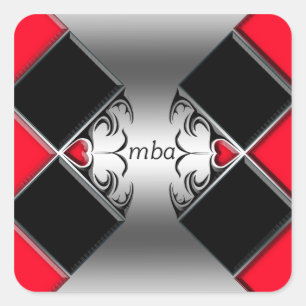 mba square sticker