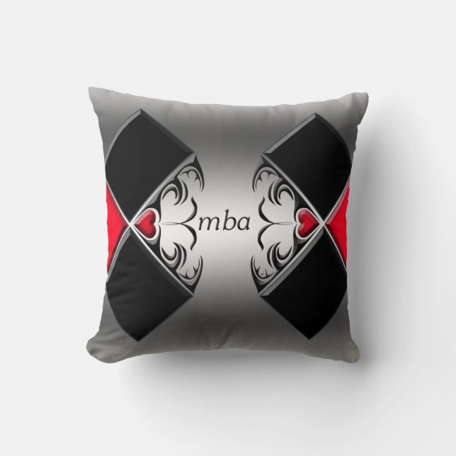 mba throw pillow (Front)