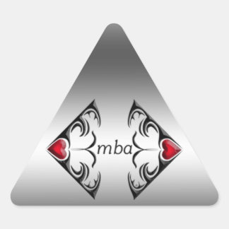 mba triangle sticker
